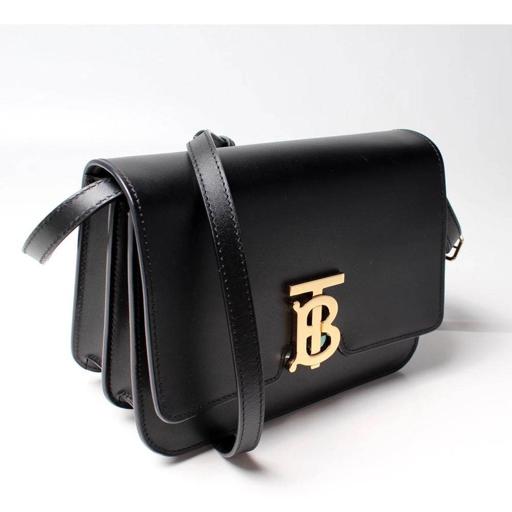 Burberry Black Large TB Bag